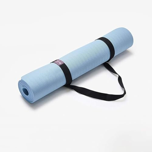 Gymnastikmatte für Kinder, Gymnastikmatte für Zuhause, Trainingsmatte für Zuhause, umweltfreundliches TPE, 183 cm x 80 cm x 7 mm, mit leicht zu tragendem Yoga-Gurt, für Heimtraining, Reisen,