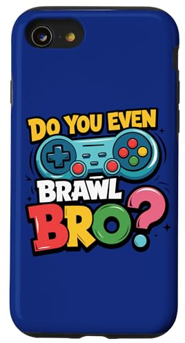 Hülle für iPhone SE (2020) / 7 / 8 Retro Vintage Do You Even Brawl Bro Video Gamer Game Player