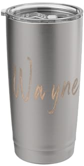 Wayne New Jersey Vintage Elegant Design Stainless Steel Insulated Tumbler