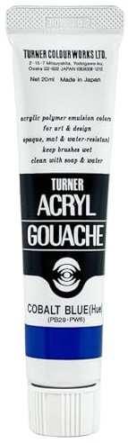 20ml Turner Acrylic Gouache Cobalt Blue(Hue) 52
