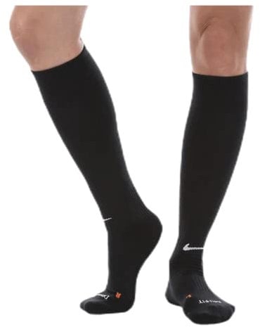 Nike Knee High Classic Football Dri Fit Calcetines, Unisex Adulto, Negro/Blanco, S (34-38)