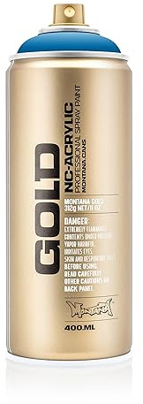 Montana Cans 284861 Spray Dose Gold, Gld400, 5060, 400 ml, Blue Magic