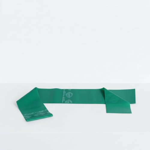 Theraband Latexfreies Übungsband mit mittlerem Widerstand, 152 cm (Länge) x 102 cm (Breite), Grün