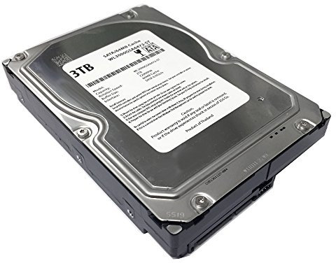 WL 3TB 7200RPM 64MB Cache SATA 6.0Gb/s 3.5 Desktop Hard Drive (For Server, RAID, NAS, DVR, Desktop PC) w/1 Year Warranty