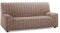 Martina Home Mejico Sofabezug, elastisch 3 Plazas, 180 a 240 cm de ancho braun