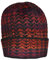 Invisible World Damen und Herren 100% Alpaka Wintermütze - Handgestrickte und warme Winter Beanie Mütze - Noelle Rot - L