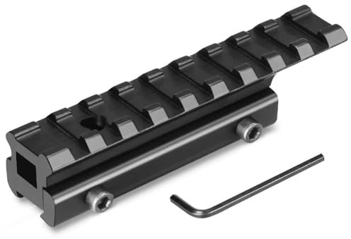 Adapter Prismenschiene Weaver Picatinny Zielfernrohr Montage 11mm zu 20mm, Weaver Rail Base Mount 3/8 auf 7/8 Converter Adapter