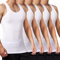 FALARY Canottiera Uomo Pacco da 5 100% Cotone Canottiera Bianco M