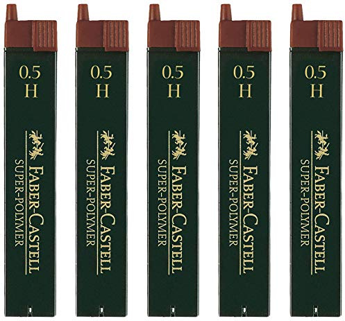 Faber-Castell SUPER-Polymer Feinminen (5 Dosen, 0,5 H)