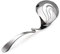 Alessi Nunziatella ESI24, Mestolo Forato di Design per Mozzarella, Acciaio Inossidabile 18/10, Argento