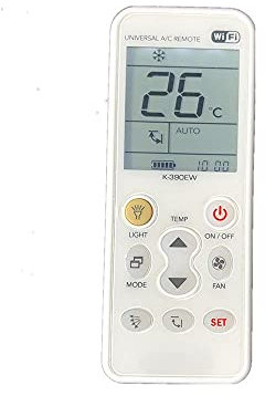 Controlador WiFi Aire Acondicionado A/C ACONDICIONAMIENTO Control DE Control Remoto K-390EW App TELÉFONO,US Power Interface