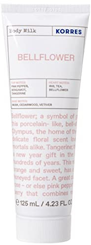 KORRES BELLFLOWER feuchtigkeitsspendende Bodymilk für Damen mit fruchtigem Duft, dermatologisch getestet & vegan, 125 ml