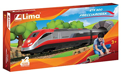 Lima HL1403A FRECCIAROSSA ETR500 Set di treni a batteria in scala HO Set di modellismo ferroviario