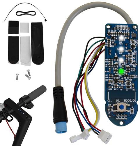 M365Lyon - Contador de pantalla para salpicadero con patinete Xiaomi M365 (Negro)