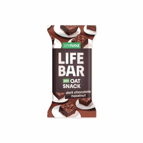Lifebar BIO Hafer Snack dark chocolate hazelnut 40g, 1er Pack