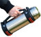 Sandtec Vacuum Travel Insulated Bottle Giant Flask 2L for Hot and Cold Drinks Stainless Steel Oversized Capacity Vacuum Insulated Thermal Reusable Water Bottle Tank for Home Outdoor (Silver, 2L)