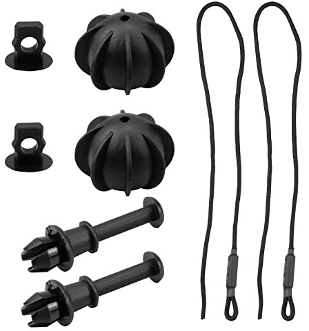 WakiHong 2 Stk Hutablagen Schnur Kofferraumabdeckung Band Halterung Hutablage String Clip Hakenhalter Band Halterung für den Kofferraum Heckablage Strap fürFord Fiesta Mk5 Mk6 2010-2012