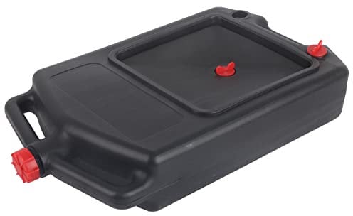 Oil Coolant Drain Tray, 8L Large Capacity Leakproof Gear Box Fuel Drip Container Fuel Drain Pan for Car Motorcycle