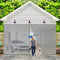 Zanzariere Magnetiche 280x295cm Keep Bugs out & Aria Fresca in Tenda Anti-Insetti Zanzare Pieghevole, Chiusura Automatica per Porte D’Ingresso Porte Cortili, Grigio Nuova-Versione