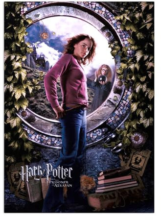 Displate Offiziell Harry Potter MetallPoster Magnetische Befestigung Inklusive Lizenziert Bilder Hochwertiges Poster Prisoner of Azkaban s - HP3 Hermione Granger Poster 45 cm x 32 cm