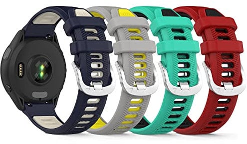 Kompatibel für Kospet Tank M2/T2 Armband, 22mm weiches Silikonarmband für Kospet Tank M2/T2 ersatzarmband (4er Pack B)