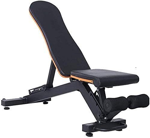Xiaoxu Hantelbank, verstellbare Bank, Übungsbank, Hantel-Trainingsbank, Heimsport, multifunktionales Sit-up-Board, Tragfähigkeit ca. 400 kg