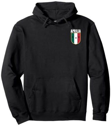 Aprilia Città Italiana Bandiera Italia Maglietta Pullover Hoodie