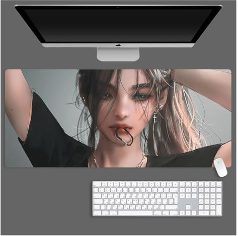 Tapis De Souris Gamer Tapis De Souris De Jeu For Ordinateur Portable, Tapis De Bureau, Tapis De Souris, Tapis De Souris De Jeu, Clavier PC Étendu, Étanche Et Antidérapant, 35,4 X 15,7 Pouces(D,5mm thi