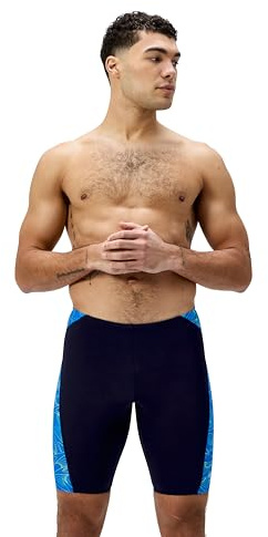 Speedo Men's Hyperboom Panel Jammer Swimwear (Pack of 1)