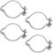 LeeQinersw 4X Cavo Bici Freno Deragliatore Linea Organizzatore Vintage BMX Bici Bicicletta
