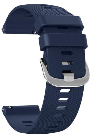 Oumida Cinturino Per Amazfit GTS 2 Mini /4 Mini/GTS 3, 20mm Cinturini Sportivo Silicone per Amazfit Bip 3/Bip u Pro/Bip S Lite,Blu Mezzanotte