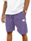 TARAINYA Velluto a Coste Pantaloncini Uomo Cotone Coulisse Estivi Causal Pantaloni Corti Uomo con Tasche Viola L