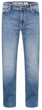 Camp David Herren Jeans CO:NO Comfort Fit Mid Blue Jogg, 33, 30