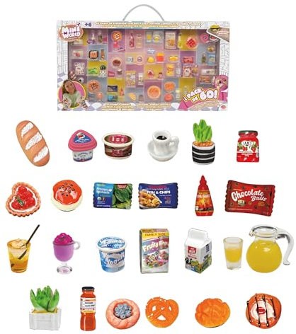 Bizak Mini World Pack 60 Accesorios – Set de Mini Coleccionables de Cocina, +6 años, (64502003)