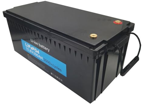 WSDAV Batterie Lithium-Fer-Phosphate 12,8V Lifepo4 12Ah 18Ah 30Ah 50Ah 100Ah 150Ah 200Ah 280Ah Batterie Lithium-ION avec BMS Intégré pour Camping-Cars Et Lampes Solaires,12.8v 50ah