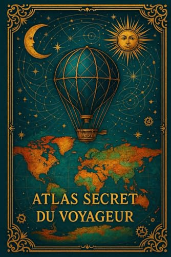 Atlas Secret du Voyageur – Carnet ligné Étoiles et Constellations, Journal d’écriture 6x9, 100 pages