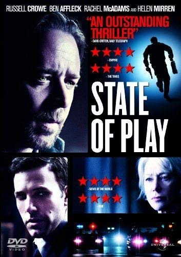 State Of Play [DVD] - Rachel McAdams - 2009 - Very Good Condition