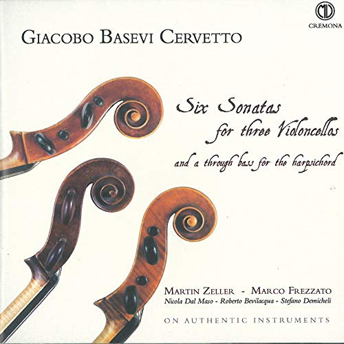 Cervetto: Six Sonatas for Three Violoncellos