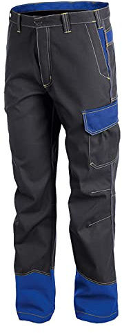 KÜBLER Workwear KÜBLER Safety X Arbeitshose anthrazit, Größe 60, Herren-Arbeitshose aus Mischgewebe, antistatische Arbeitshose