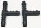 2 Hose Tube Pipe 3-way T-Piece Splitter Connector 12mm Splitter / Connector for Washer / Heater Hose, Tube or Pipe - FREE FIRST CLASS UK POSTAGE!