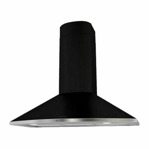 Mepamsa Tender H 70 V2 Campana aspirante de fundición, decorativa, de pared, color negro, 28 W, 3 Velocidades