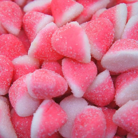 BONBONS MINI BISOUS SUCRE rose et blanc pour bar à bonbons sachet 1kg