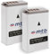2 Batteries EN-EL24 Compatible avec Nikon 1 J5, Nikon 1J5 / DL18-50, DL24-85 [Li-ION - 7.2V - 800 mAh - aktueller Infochip]