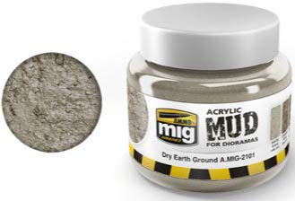 Ammo Dry Earth Ground Acrylic Mud (250 Ml. Jars)