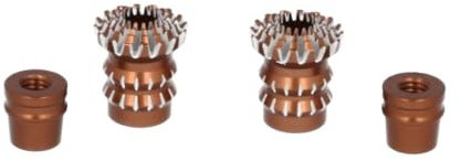 FrSky CNC Alu M4 Gimbal Stick End Lotus Gold