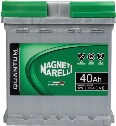 Marelli Batteria per auto 40AH 12V 330A EN1 per cassetta L0