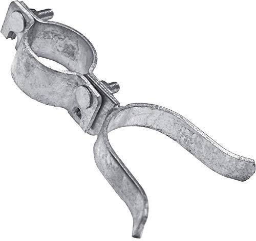 1-7/8 x 4 Chain Link Fence Gate Fork Latch - Fence Gate Latch - Galvanized Fence Gate Latch with Hole for Padlock