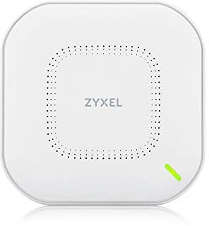 Zyxel Point d’accès WiFi 6 (802.11ax bi-bande), 3.0 Gbps avec processeur Quad Core et double antenne MU-MIMO 4x4, Contrôlable via Nebula, Cloud ou autonome [NWA210AX]