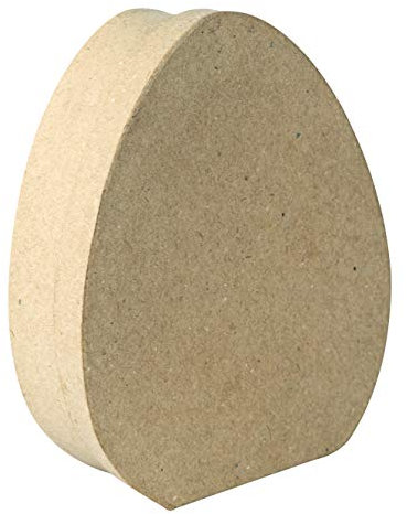 Décopatch BT068C - Box aus Pappmaché, in Eiform 4x12x14,5cm, 1 Stück