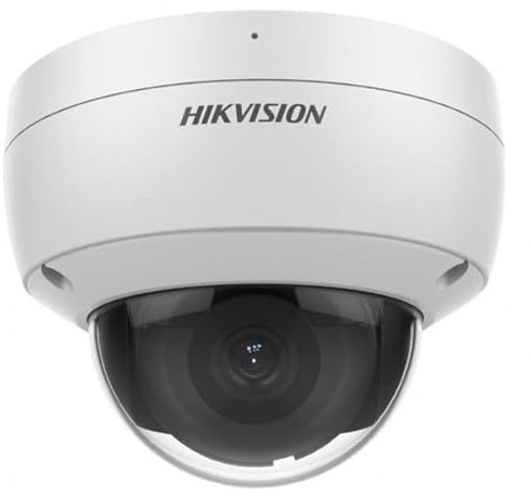 Hikvision DS-2CD2166G2-ISU(2.8mm)(C) Dome Überwachungskamera mit 6 Megapixel, bis zu 30m Beleuchtung, professionelle Überwachungskamera, Acusense Kamera mit Fehlalarmfilter